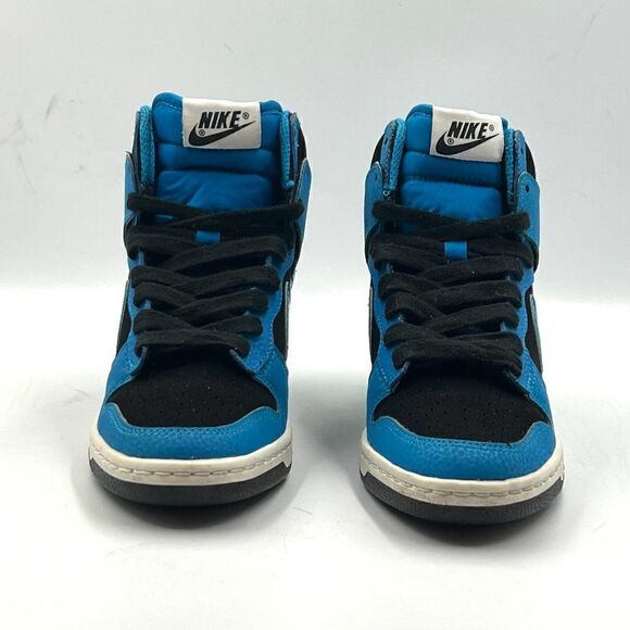 Nike Wmns Dunk Sky High Wedge 'Black Blue Lacquer' (2014) - Picture 4 of 8